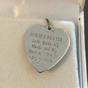 Nurses prayer necklace pendant